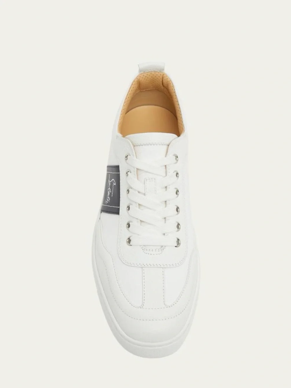 Christian Louboutin Men's Retero Canvas/Leather Low-Top Sneakers Size 45 (12)